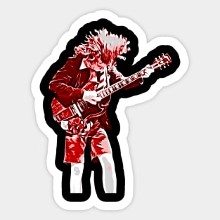 ANGUS YOUNG STILL ROCK N ROLL Sticker